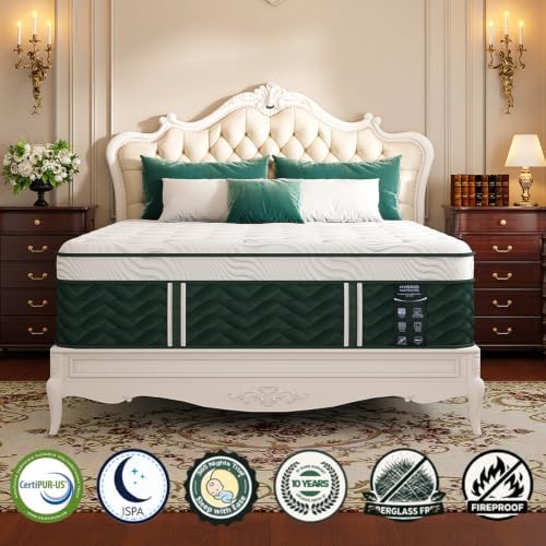 (Hotel-Level) Luxury 8 Inch Twin XL Size Hybrid Bed Mattress in a box