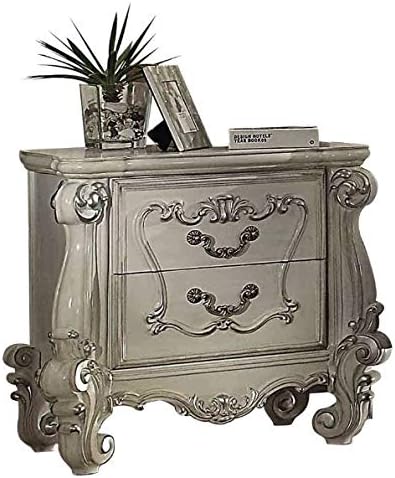 Versailles Bone White 6-Piece Bedroom Set (Cal. King)