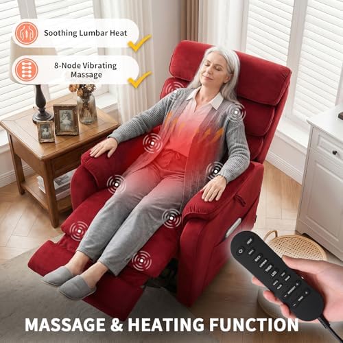 EONIX Dual Motor Large Power Lift Recliner Chair with Massage & Heat