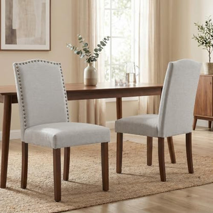 Dining Chairs Set of 2, Fabric Kitchen Chair for Living Room