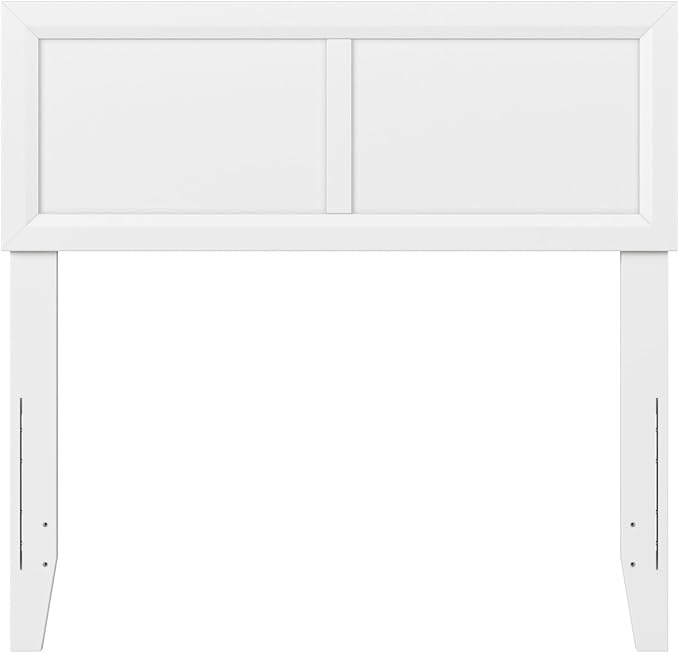 AFI, Sophia Adjustable Modern Twin Wood Headboard, White