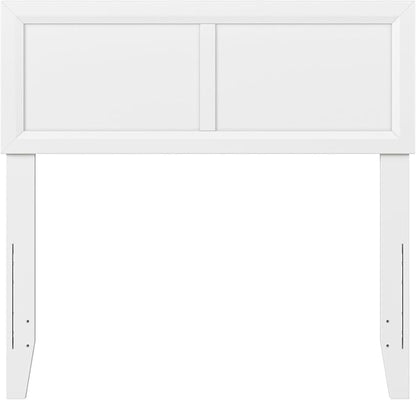 AFI, Sophia Adjustable Modern Twin Wood Headboard, White