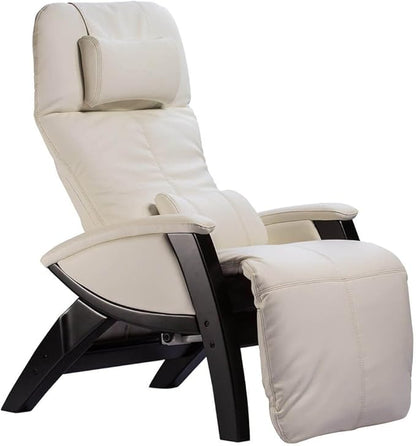 Cozzia Svago ZGR Plus SV-395 Dual Power Infinite Position Zero Anti Gravity Recliner with Heat and Massage - Snowfall White Fau