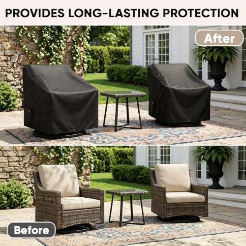 BALEINE Patio Furniture Covers Waterproof, Heavy Duty Outdoor Chair Cover