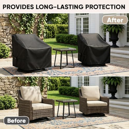 BALEINE Patio Furniture Covers Waterproof, Heavy Duty Outdoor Chair Cover