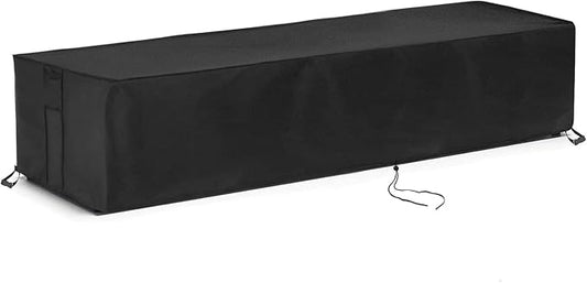 Outdoor 28 inch Rectangular Table Top Propane Fire Pit Cover, 40,000 BTU Tabletop Gas Firepit Cover for BAIDE HOME Patio,Outdoor Portable Fireplace Rectangular Fire Cover - 28 x 7 x 8 Inch