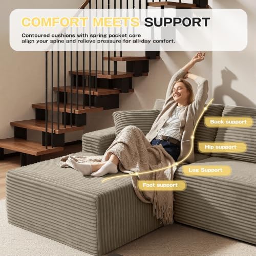 Boneless Couch, L Shaped Cloud Couch Sofa