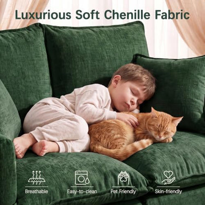 52" Loveseat Sofa, Cloud Love Seat Couches for Living Room