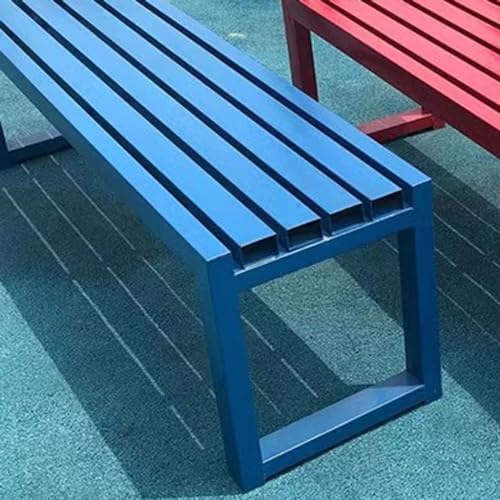 Patio Furniture Bench Park Chairs Outdoor Benches Stadium Benches Iron Chairs Benches Shopping Mall Leisure Benches Garden Outdoor Bench(Color:C)