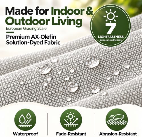 Waterproof Outdoor/Indoor Bench Cushion, 42 x 16 x 4 Inch