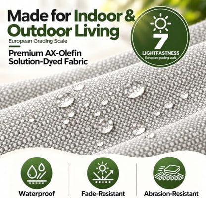 Waterproof Outdoor/Indoor Bench Cushion, 42 x 16 x 4 Inch