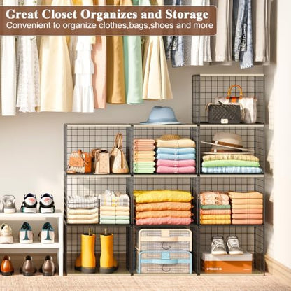 Widened and Heightened Large Capacity Closet Organizers And Storage Shelf