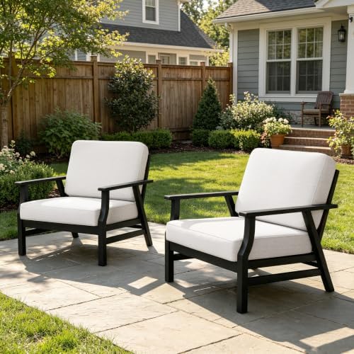 Pia Ricco 2 Piece Outdoor Bistro Set, Outdoor Chairs Set of 2