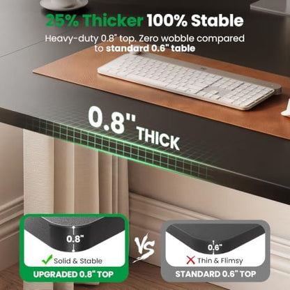 SIAGO 63 x 24 Inch Electric Standing Desk with Single Monitor Stand