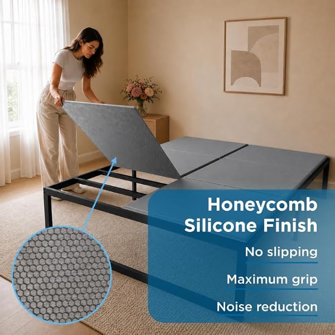 Meliusly Heavy Duty Bunkie Board Twin XL 2-Pack (38x79 Each) - Non-Slip Breathable Bed Support Board for Slatted Bed Frame, Anti-Sag Under Bed Support, Noise Minimizing Moisture Resistant