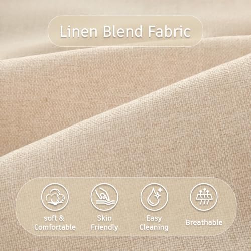 Cloud Modular Sectional Sofa,Down Filled Oversize Couch for Living Room,Deep Seat Convertible Couches,Sofa Covers Washable&Replaceable(4 Seater and 2 Ottoman,Khaki)