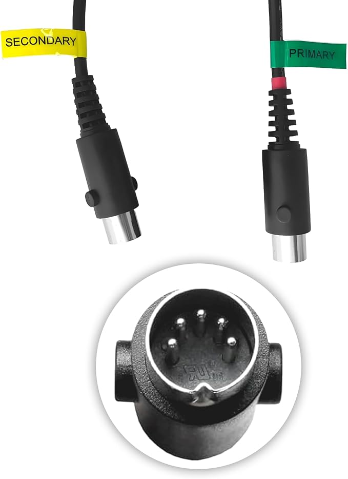 CTR UR2 07 Recliner Remote Replacement | for Raffel Systems 7 Button 5 Pin Hand Control with USB and Memory Plus Buttons