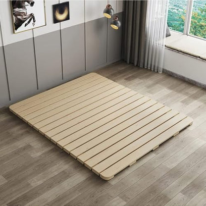 Foldable Floor Bed Frame for Japanese Futon Mattress Full Size