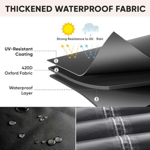 BALEINE Patio Furniture Covers Waterproof, Heavy Duty Outdoor Chair Cover