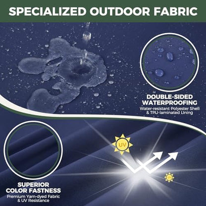 Outdoor Chair Cushions, Waterproof & Fade Resistant Patio Cushions