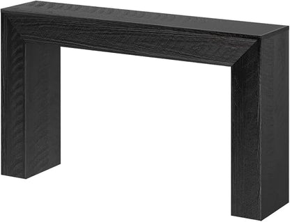 Plank+Beam 56 Inch Camden, Farmhouse Console Table - Solid Pine Wood, Easy Assembly for Living Room or Entryway, Rustic Char