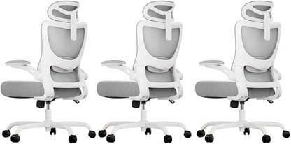 Marsail Ergonomic Office Chair with 3D Armrests, Pack of 3 | Office Desk Chair with High Back Mesh, Adjustable Lumbar Support, Rolling Work Swivel Task Chairs with Wheel, Headrest, home
