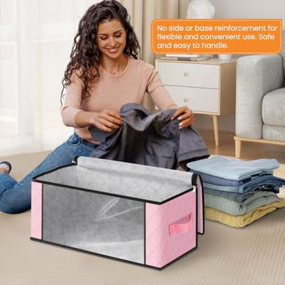 35L Closet Organizers, Foldable Under Bed Storage Containers