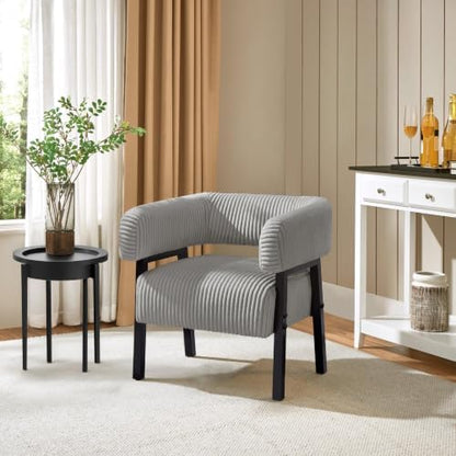 Yaheetech Accent Living Room Chair with Pocket Coiled Seat Set of 1