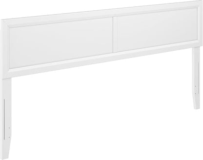 AFI, Sophia Adjustable Modern King Wood Headboard, White