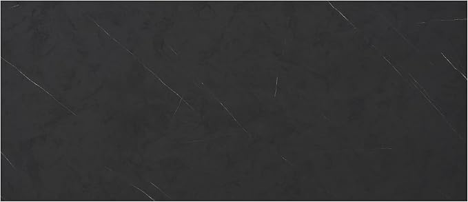 Kaboon 60x28 inches Tabletop, Solid One-Piece Desktop for Sit Stand Desk, Double Desks, L Desk DIY,Wood Countertop Home or Commercial Use,1 inch Thick, Could Atlas/Black Marble, 27.56" D x 59.1" W