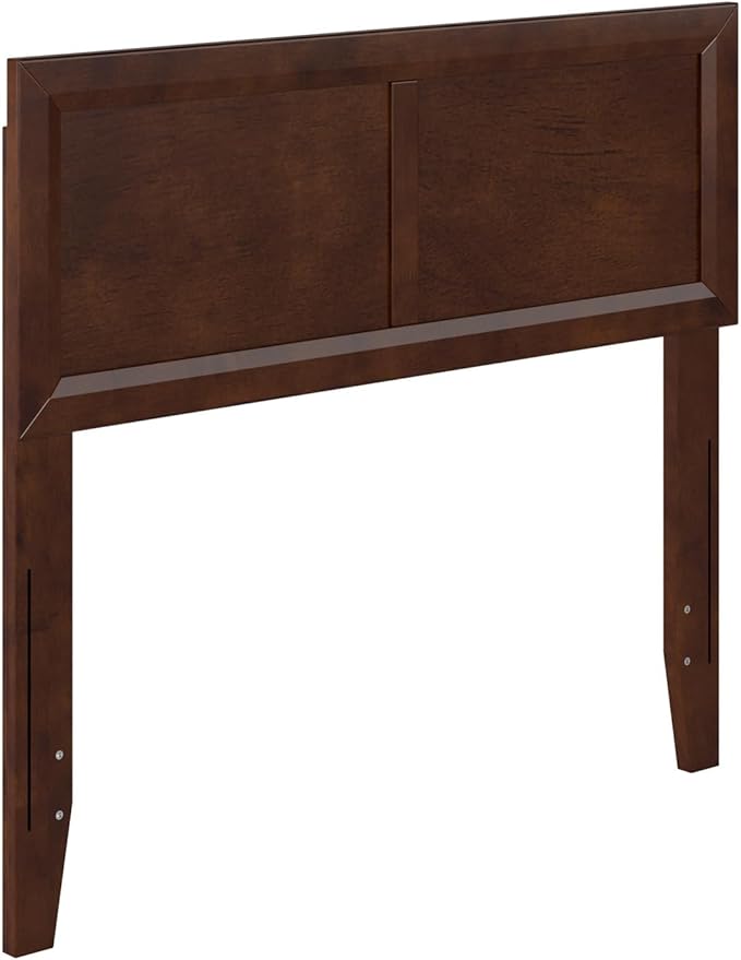 AFI, Sophia Adjustable Modern Twin Wood Headboard, Walnut