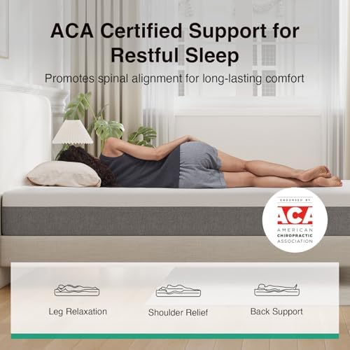 Novilla 10 Inch Twin XL Mattress, Gel Memory Foam Mattress Twin XL Size