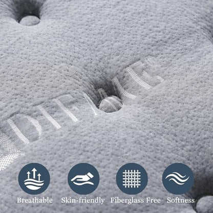 (Luxury Hotel) 12 Inch Hybrid Full Size Mattress in a Box, Medium Firm