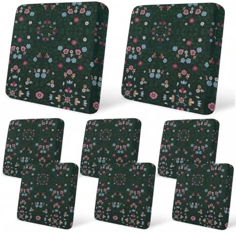 8Pcs Patio Cushion Covers Stretch Outdoor Furniture Protector Slipcovers