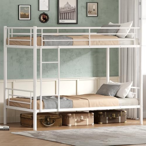 Heavy Duty Metal Twin Over Twin Bunk Bed Frame