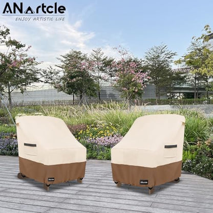 Adirondack Chair Covers 2 Pack, (30W x 34D x 36H inches),Beige