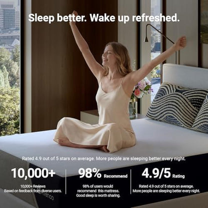 Avenco SyncDeep 12 Inch King Mattress for Deep Sleep, Memory Foam Mattress