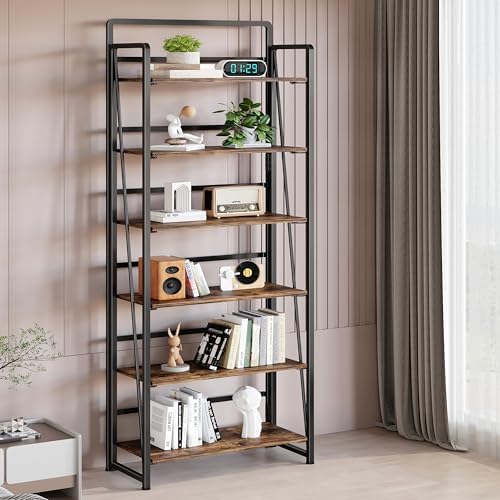 No Assembly Folding Bookshelf for Living Room,Collapsible Book Shelf for Home Office, Portable Bookcase Storage Organizer Rack Shelves