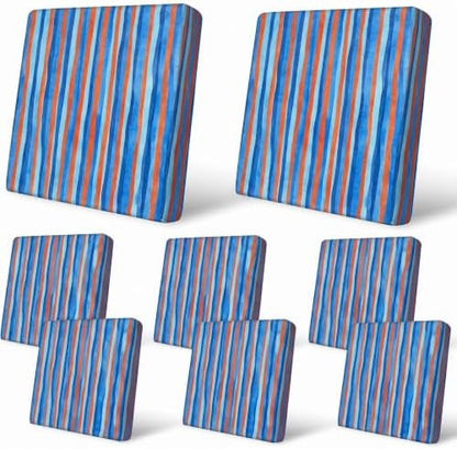 8Pcs Patio Cushion Covers Stretch Outdoor Furniture Protector Slipcovers