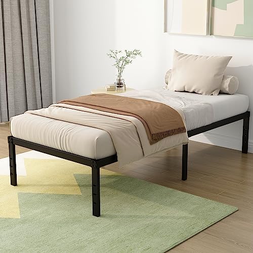 DiaOutro 18 Inch Narrow Twin Bed Frame 30" W x 75" L