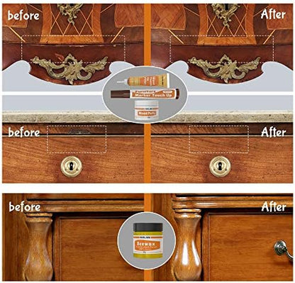 Wood Furniture Repair Kit- Set of 28 - Touch Up Markers
