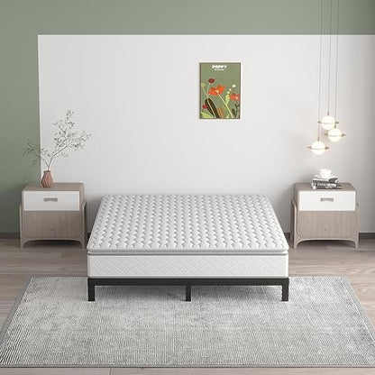 Upcanso 7 Inch King Bed Frame, Low Profile King Size Bed Frame