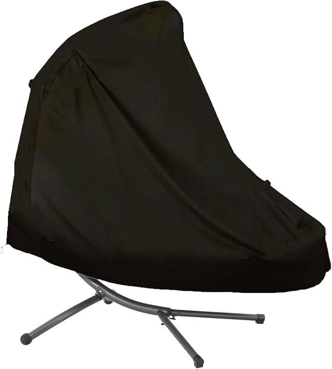 Patio Hanging Chaise Lounge Cover 900D 73 Inch Waterproof Heavy Duty Outdoor Swing Chair Hammock Cover