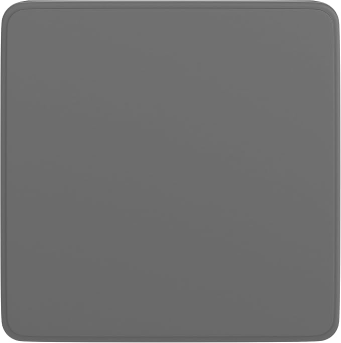 Flash Furniture Paige 24x24 Kids Folding Table with Locking Legs, Commercial Grade Table Recommended for Ages 2-4 in Granite Gray