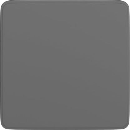 Flash Furniture Paige 24x24 Kids Folding Table with Locking Legs, Commercial Grade Table Recommended for Ages 2-4 in Granite Gray