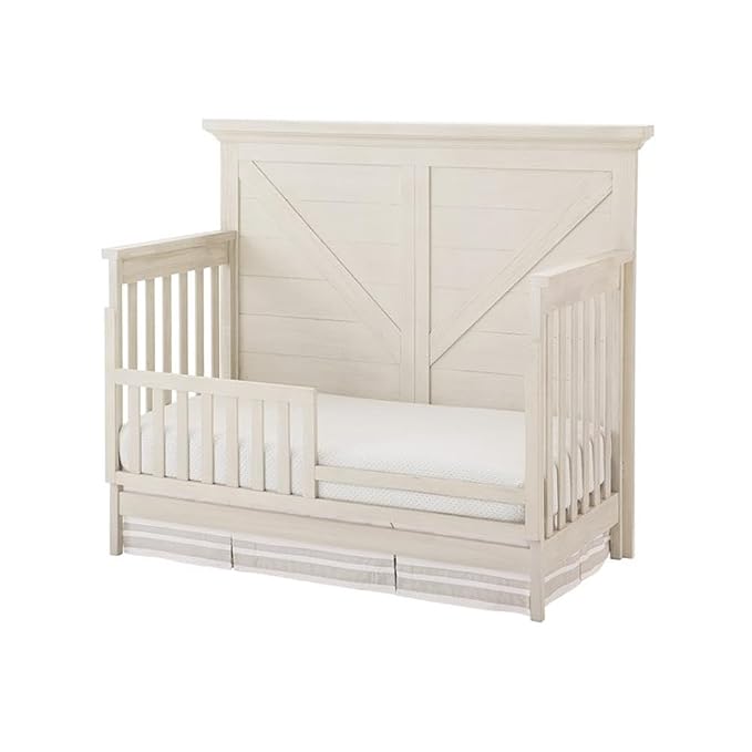 Westwood Design Westfield 4 in 1 Convertible Crib, Brushed White