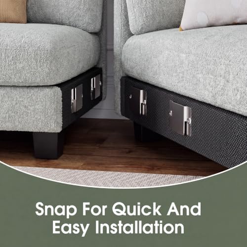 Furniwell U-Shaped Convertible Sectional Sofa Couch