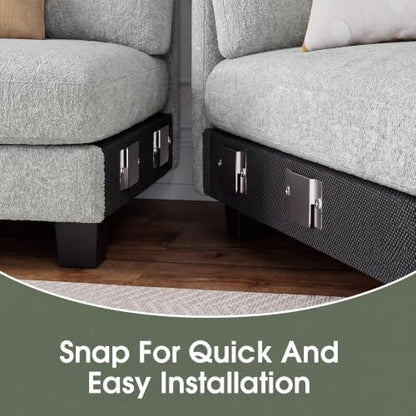 Furniwell U-Shaped Convertible Sectional Sofa Couch