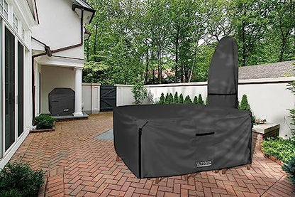 ULTCOVER Waterproof Patio Furniture Cover 62L x 62W in, Black