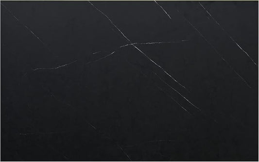 Kaboon 48x30 inches Tabletop, Solid One-Piece Desktop for Sit Stand Desk, Double Desks, L Desk DIY,Wood Countertop Home or Commercial Use,1 inch Thick, Could Atlas/Black Marble, 30" D x 47.25" W